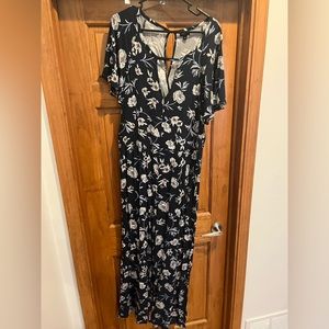 Floral Plus Size Jumpsuit